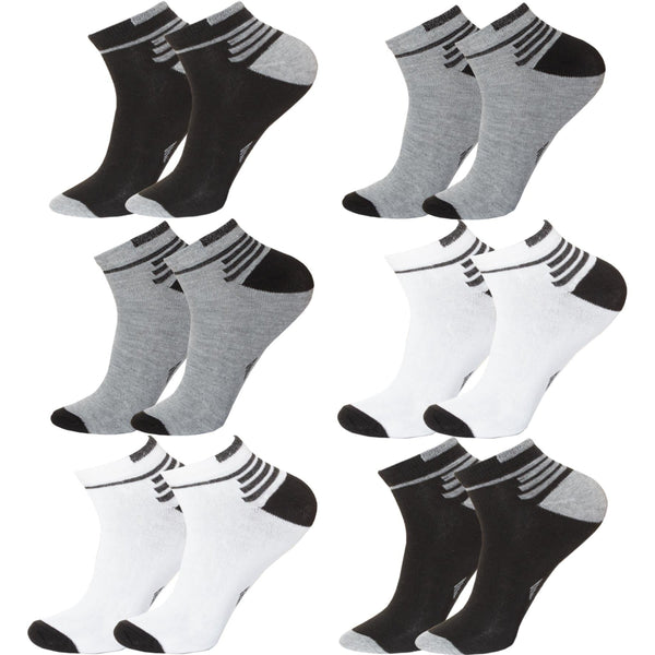 Mens Trainer Socks 10516  Ankle Liner Low Cut Cotton Rich Gym Sports Sock 6-11