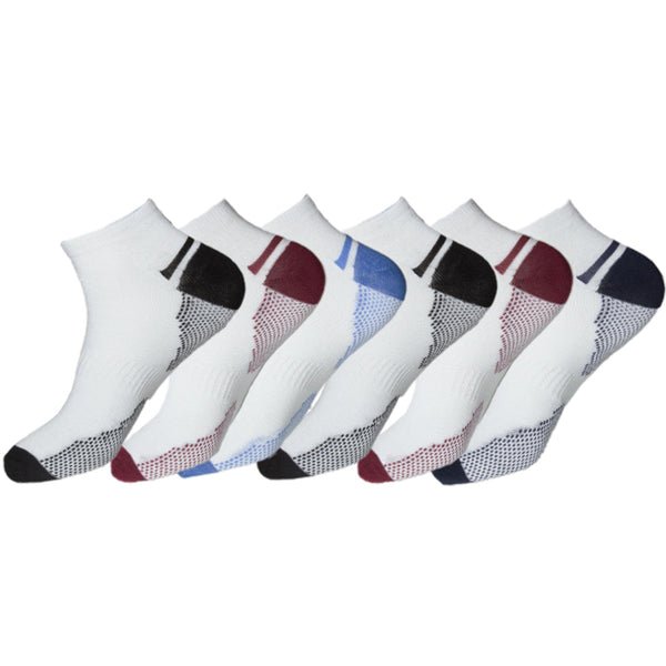 Mens Trainer Socks 10517t Ankle Liner Low Cut Cotton Rich Gym Sports Sock 6-11