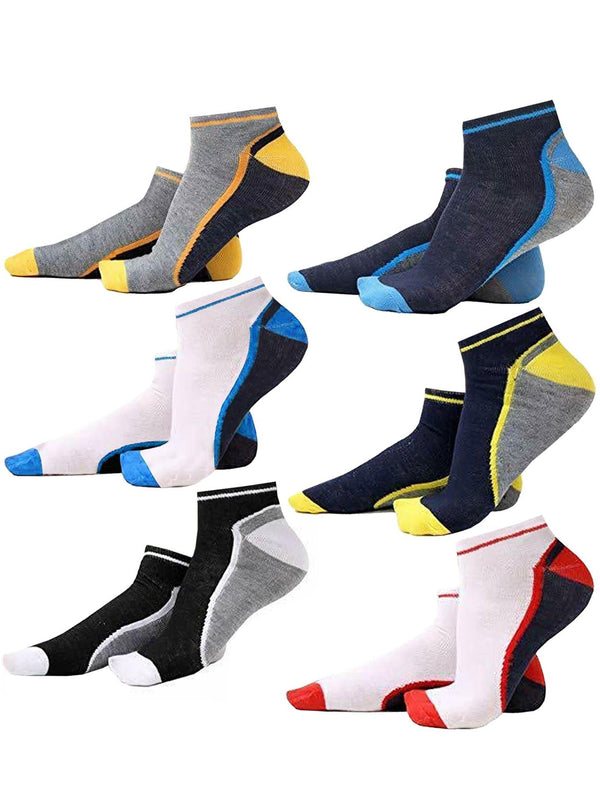 Mens Trainer Socks 10791  Ankle Liner Low Cut Cotton Rich Gym Sports Sock 6-11