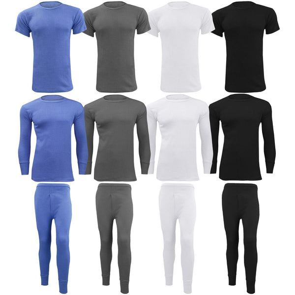 Mens Thermal s-I1600 Long Johns Short Sleeve T-Shirts Winter Warm Thermal Underwear